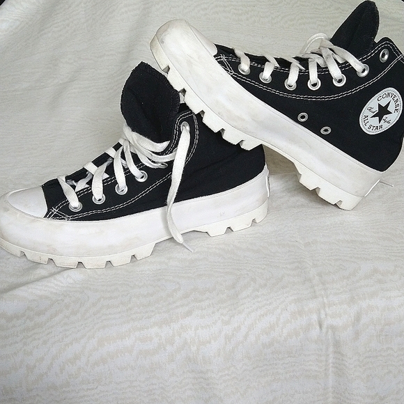 🎃Converse AllStar Platform shoes size 7 - Picture 5 of 9